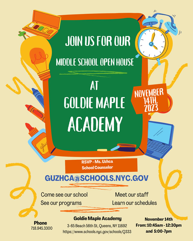 Goldie Maple Open House